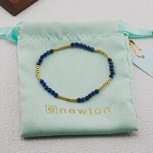 🆕✨Enewton Lapis Lazuli Natural Stone Gold Bead Bracelet